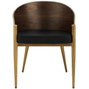 Cooper Wood Armchair, Gold