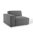 Restoration 4 Piece Sectional Sofa, Charcoal