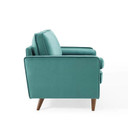 Thoreau Performance Velvet Sofa, Teal