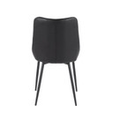 Vane Two Toned Chair Cream, Black, Set of 2