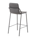 Sling Counter Stool, Grey, Set of Two