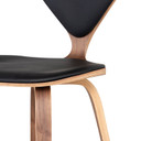 Cherner Premium Counter Stool in Black Leather