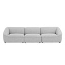 Command 3-Piece Sofa, Light Gray