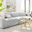 Command 3-Piece Sofa, Light Gray