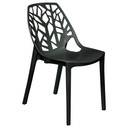 Coronado Dining Side Chair, Solid Black