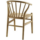 Danish Spindle Wood Dining Side Chair, Natural