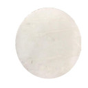 Rocky White and Gold End Table