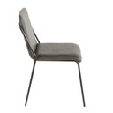 Sling Modern Chair, Charcoal, Set of 2