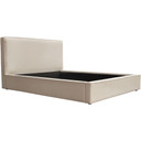 Cloud Sand Low Profile King Bed, Sand