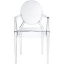 Casper Dining Armchair, Clear