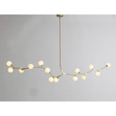 Knowledge Tree Branching Chandelier, Gold