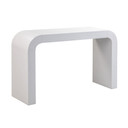 Hump Console Table, White