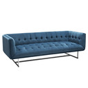 Hollywood Tufted Sofa in Royal Blue Velvet