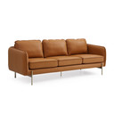 Orley Eco Leather Sofa, Honey Tan