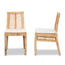Suvi Rattan Dining Chair, Set Of Two