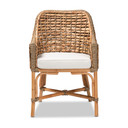 Kyma Rattan Dining Armchair with Cushion