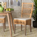 Soledad Rattan Dining Chair, Set of Two