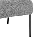 Quincy Arm Chair, Boucle Gray