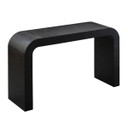 Hump Console Table, Black