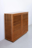 Thorpe 41" Slat Sideboard, Natural Teak Wood