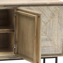 Perry Sideboard Buffet in Natural Acacia Wood