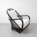 Zara Rattan Chair, Black