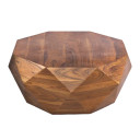 Mango Wood Geometric II Coffee Table