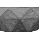 Amberlyn Diamond Wood Frame Coffee Table, Gray