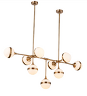 Gawker 9 Ceiling Lamp, Brass