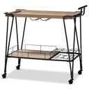 Perry 2-Tier Wine Serving Cart