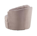 Eloise Mauve Velvet Swivel Chair