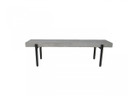 Trammel Concrete and Metal Bench