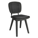 Abel Side Chair, Set of 2 in Charcoal