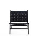 Matador Leatherette Accent Chair in Black