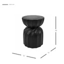 Ada Trembesi Side Table, Black