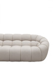 Yarrow Beige Curved Sectional Sofa