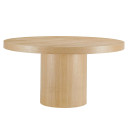 Gravitas 60" Round Dining Table, Oak