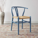 Wishbone Dining Wood Side Chair, Harbor