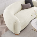 Polar Bear Sofa, Ivory Boucle