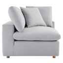 Crux Movie Night Sofa Sectional, Light Gray