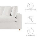 Crux Movie Night Sofa Sectional, Pure White