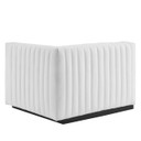 Copeland Tufted Upholstered Fabric 6-Piece U-Shaped Sectional, White
