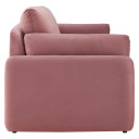 Jackie Performance Velvet Sofa, Rose