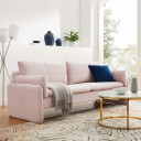 Jackie Performance Velvet Sofa, Pink