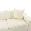 Olifax Cream Linen Sectional LAF