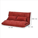 Leisure Sofa Bed, Red