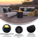 Terminus 19.5 inch Outdoor Firepit With Waterproof Cover