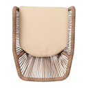 Keller Natural Woven Stacking Chairs, Set of 2