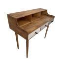 Austin Mid Century Mango Wood Home Office Desk