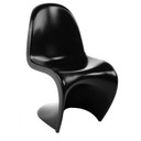 Phantom Dining Chair, Shinny Black